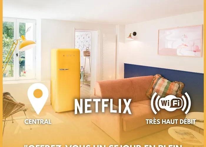 Robs - Confort, Tv Connectee, Debit, Localisation Ideale - Courts Sejours & Affaires Aparthotel