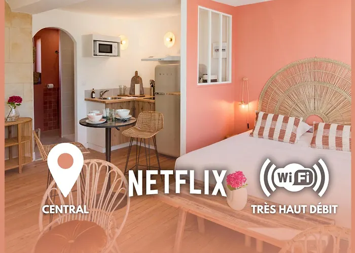 Robs - Confort, Tv Connectee, Debit, Localisation Ideale - Courts Sejours & Affaires Apartmanhotel